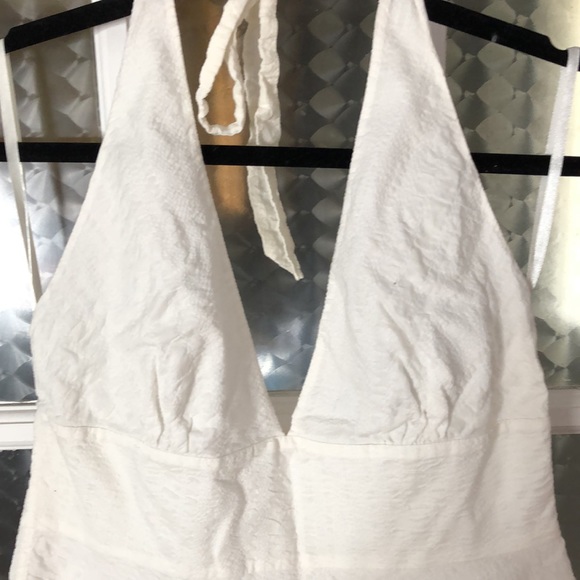 J.Crew white halter dress size 10 - Picture 3 of 6